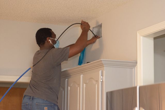 how to sanitize HVAC ducts